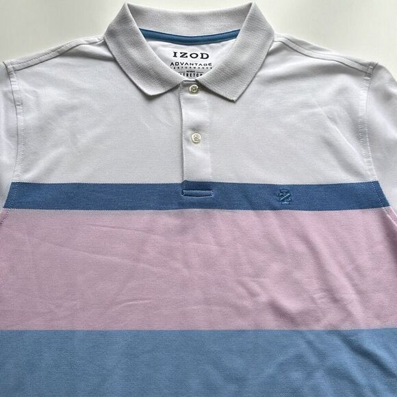 Izod Advantage Performance Stretch Polo Mens M - Picture 1 of 9